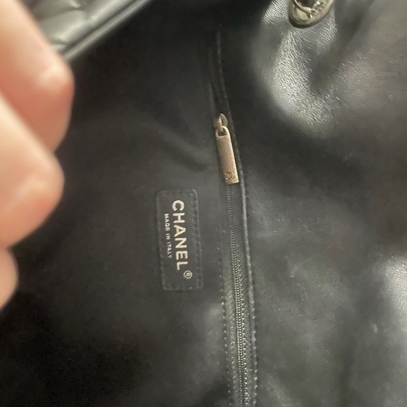 🛑sold Chanel Lambskin Medium Accordion Flap Black - Picture 11 of 16